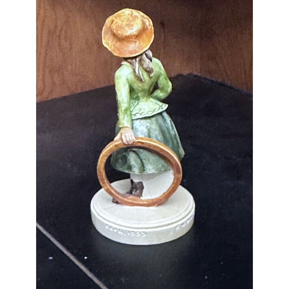 Sebastian Miniature Games‎ in the Springtime Girl Figurine Vintage COPR. 1953 - Picture 9 of 9